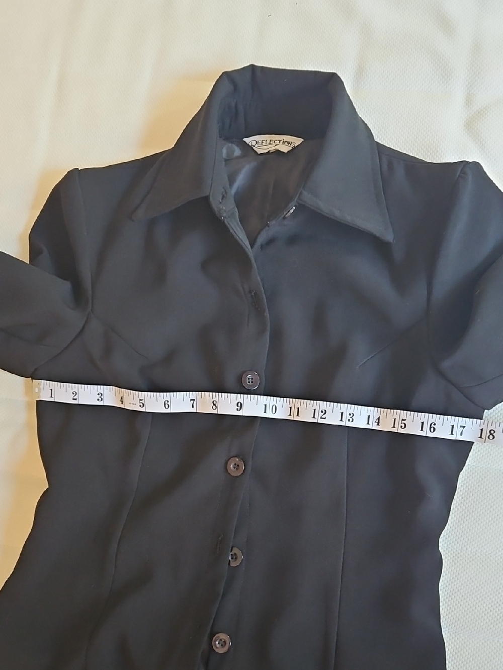 Reflections Black Full Length Jacket - Picture 6 of 7